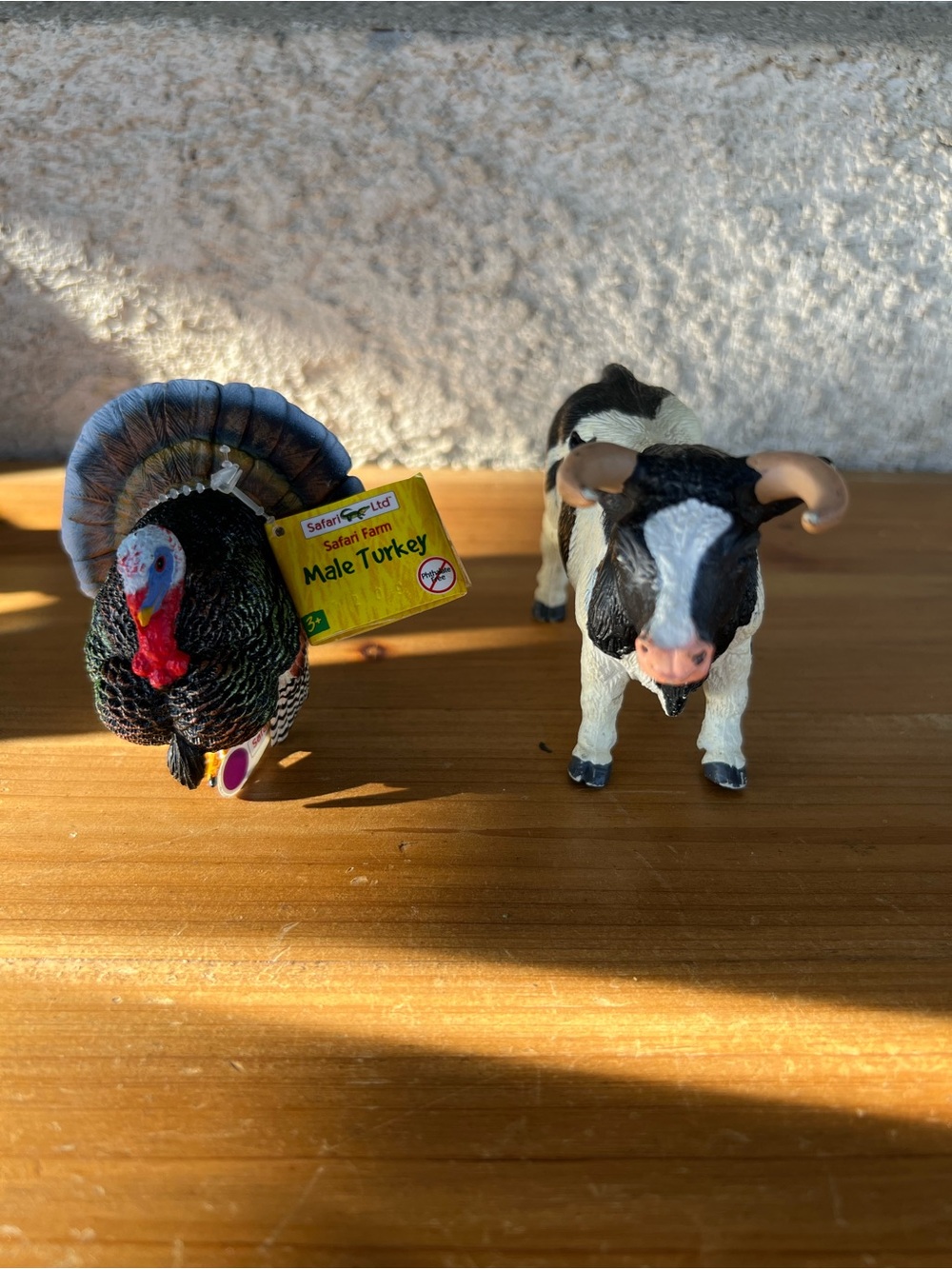 Safari Ltd Male Turkey Figurine - Black and Multicolor Small Pet Toy